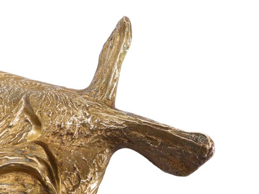 Bronze Fish Wall Sculpture by Chrystiane Charles for Maison Charles, 1970-DQG-1808062