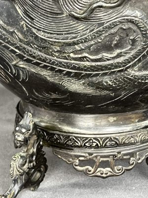 Bronze Flower Pot, Japan, 1890s-OSP-2020616