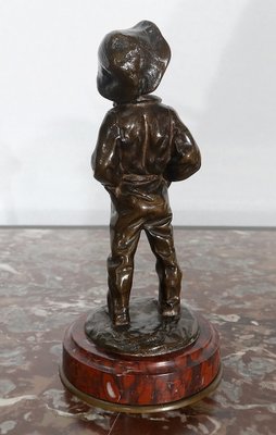 Bronze Garçon mains dans les poches Sculpture, 1910-RVK-1124325