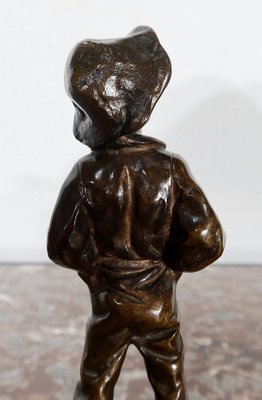 Bronze Garçon mains dans les poches Sculpture, 1910-RVK-1124325