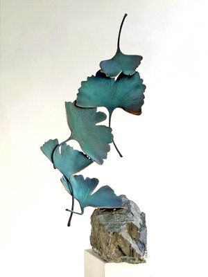 Bronze Gingko 5 Leaves by Kuno Vollet-MDB-1803610