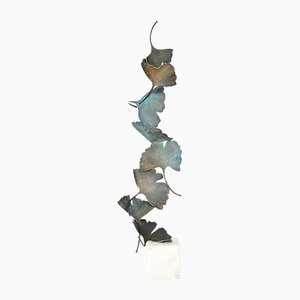 Bronze Gingko 8 Leaves by Kuno Vollet-MDB-1803630