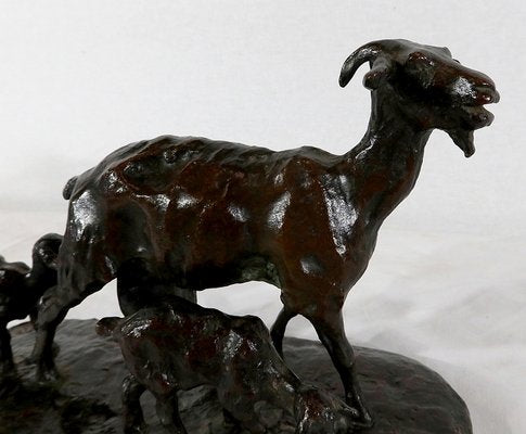 Bronze Goat from Ary Jean Léon Bitter-RVK-1170543