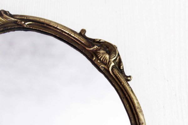 Bronze Hand Mirror, 1930s-BQF-2016120