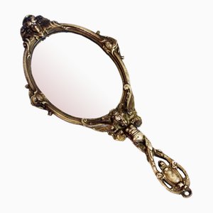 Bronze Hand Mirror, 1930s-BQF-2016120