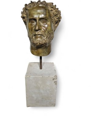 Bronze Head of a Greek Philosopher, 1950s-FDW-2039628