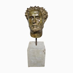 Bronze Head of a Greek Philosopher, 1950s-FDW-2039628