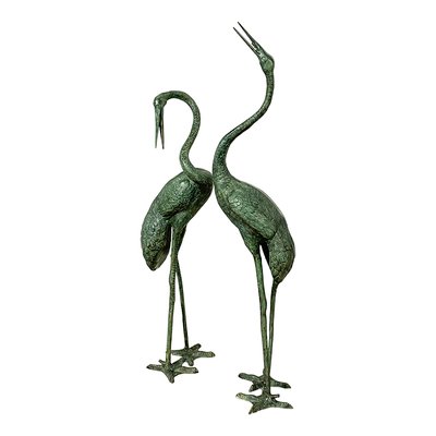 Bronze Heron Sculptures, Italy, 20th Century, Set of 2-BEW-1740922