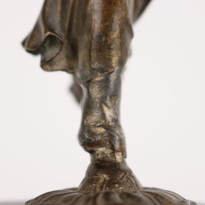 Bronze Holder Depicting Female Figure Statue, Late 19th Century-VMM-1394235