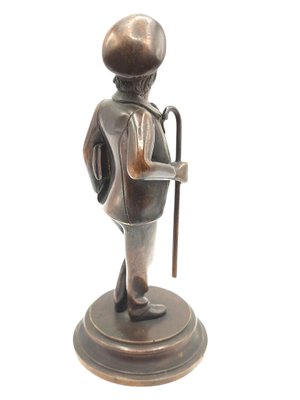 Bronze Humoristique Sculpture with Umbrella by Jean Ignace Isidore Grandville (1803-1847)-TCS-1179487