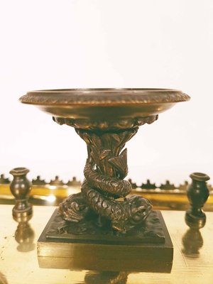 Bronze Inkstand / Inkwell, 1820s-AWH-902359