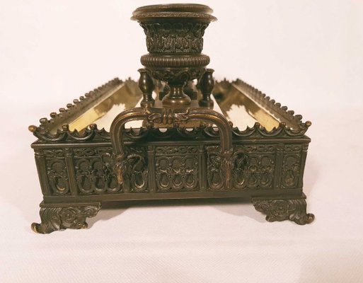 Bronze Inkstand / Inkwell, 1820s-AWH-902359