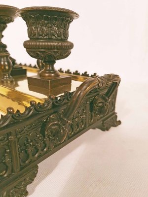 Bronze Inkstand / Inkwell, 1820s-AWH-902359