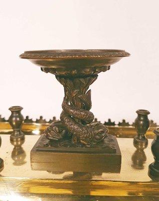 Bronze Inkstand / Inkwell, 1820s-AWH-902359