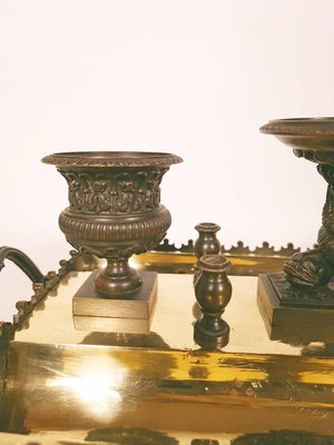 Bronze Inkstand / Inkwell, 1820s-AWH-902359