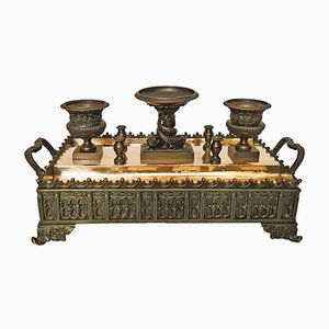 Bronze Inkstand / Inkwell, 1820s-AWH-902359