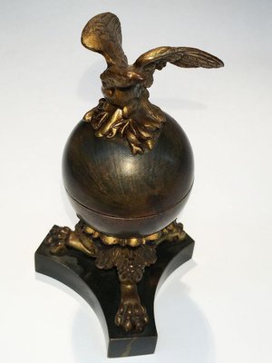 Bronze Inkwell from H. Luppens & Co, Bruxelles, Belgium-UCH-1224744