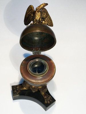 Bronze Inkwell from H. Luppens & Co, Bruxelles, Belgium-UCH-1224744