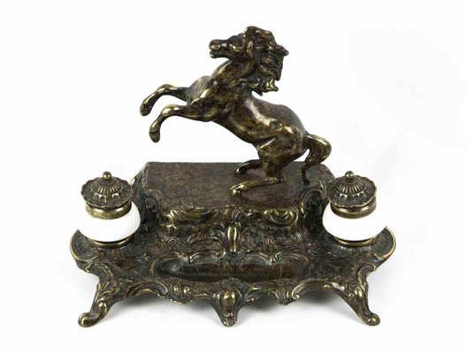 Bronze Inkwell, Mid-20th Century-ZCI-984849