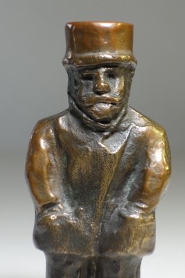 Bronze Italian Art Sculpture by Franz Borghese, 1970s-KGD-2040553