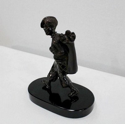 Bronze Jeune Caddie de Golf Sculpture, Late 19th Century-RVK-967159