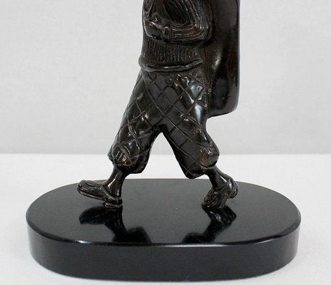 Bronze Jeune Caddie de Golf Sculpture, Late 19th Century-RVK-967159