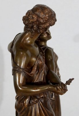 Bronze Jeunes Romaines Sculpture from H. Dumaige, 19th-Century-RVK-1153850