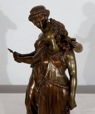 Bronze Jeunes Romaines Sculpture from H. Dumaige, 19th-Century-RVK-1153850