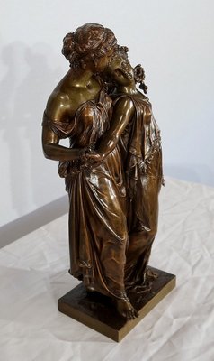 Bronze Jeunes Romaines Sculpture from H. Dumaige, 19th-Century-RVK-1153850