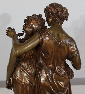 Bronze Jeunes Romaines Sculpture from H. Dumaige, 19th-Century-RVK-1153850