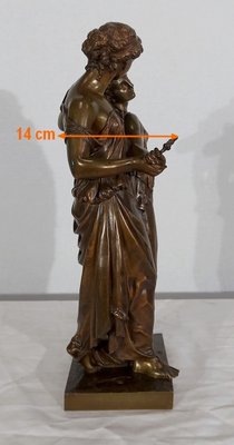 Bronze Jeunes Romaines Sculpture from H. Dumaige, 19th-Century-RVK-1153850