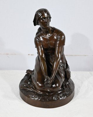 Bronze Joan of Arc in Domrémy from H. Chapu, 1800s-RVK-1777867