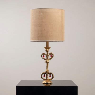 Bronze Lamp by Constance D for Lucien Gau-VJZ-1059086