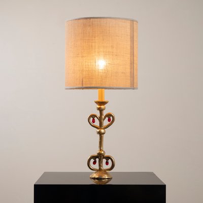 Bronze Lamp by Constance D for Lucien Gau-VJZ-1059086