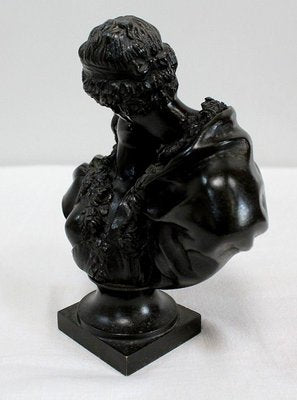 Bronze Le Baiser Donné by J-A. Houdon, Late 19th Century-RVK-895534