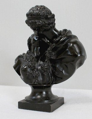 Bronze Le Baiser Donné by J-A. Houdon, Late 19th Century-RVK-895534