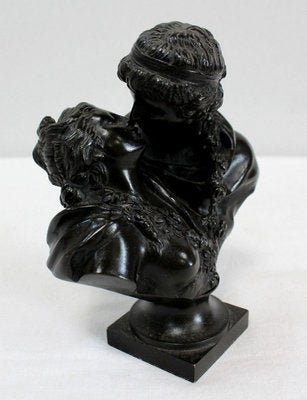 Bronze Le Baiser Donné by J-A. Houdon, Late 19th Century-RVK-895534