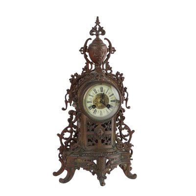 Bronze Mantel Clock, France, 1900s-VMM-2022007