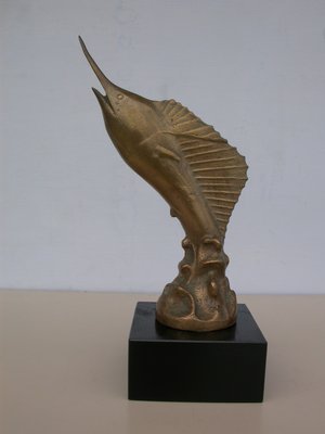 Bronze Marlin Sculpture, 1950-CNH-2035866