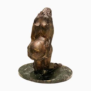 Bronze Maternity Sculpture by Emil Filla-YUW-964028