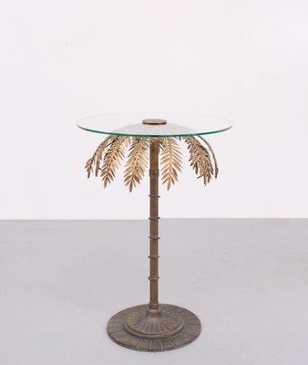 Bronze Palm Tree Table from Maison Jansen, 1970s-GCG-1719489