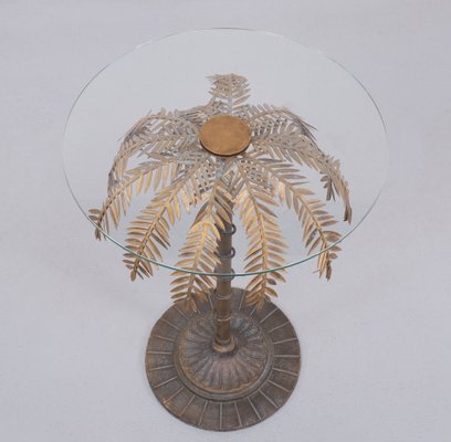 Bronze Palm Tree Table from Maison Jansen, 1970s-GCG-1719489