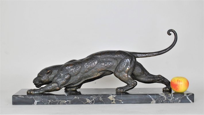 Bronze Panther on the Lookout by D.H. Chiparus-SYQ-1320425