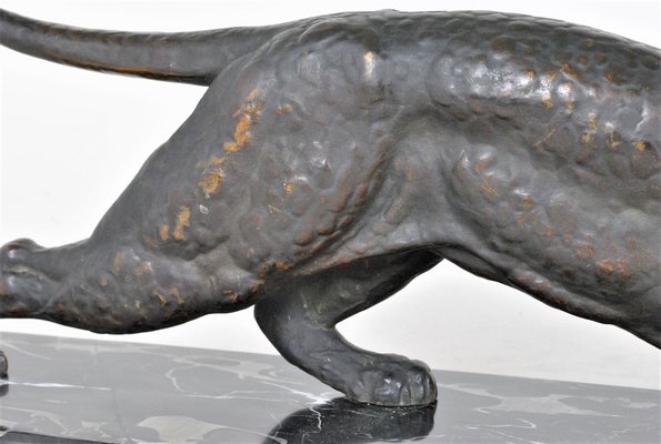 Bronze Panther on the Lookout by D.H. Chiparus-SYQ-1320425