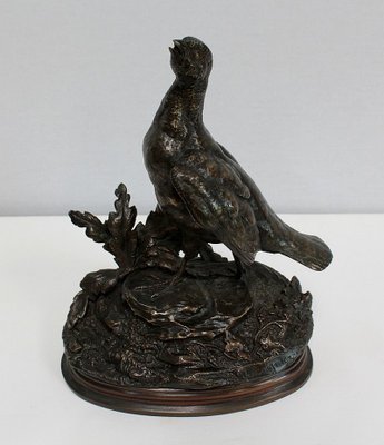 Bronze Partridge by J. Moignez, 19th Century-RVK-953921