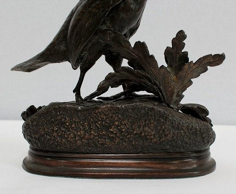 Bronze Partridge by J. Moignez, 19th Century-RVK-953921