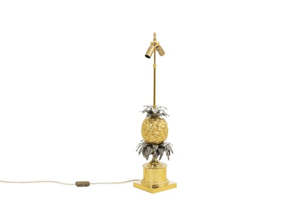 Bronze Pineapple Lamp from Maison Charles, 1960s-CEJ-1375073