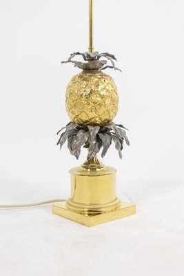 Bronze Pineapple Lamp from Maison Charles, 1960s-CEJ-1375073