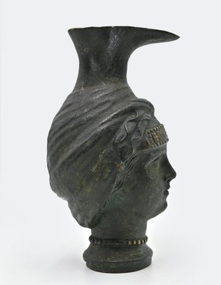 Bronze Sculptural Jug, Early 20th-Century-ZCI-1323544