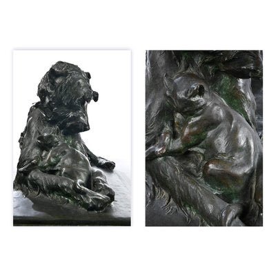 Bronze Sculpture 2 Friends by Charles Paillet-NQ-836337